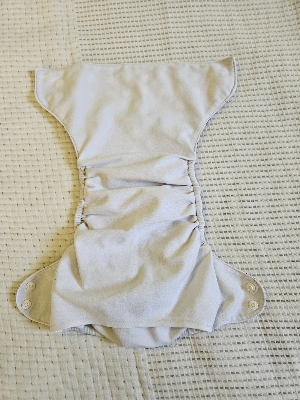 Mama Koala Tools Print Cloth Diaper - White Base with Brown/Orange Tools